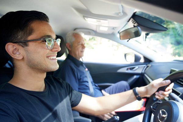 student driving with ltrent instructor