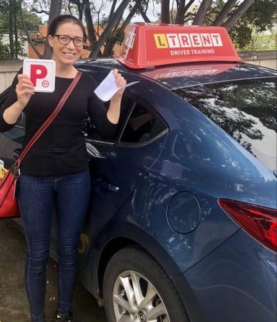 LTrent Driving School | Vanessa Pass P's On First Go with our Driving Lessons