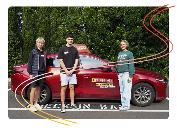LTrent Students Completing the Safer Drivers Course