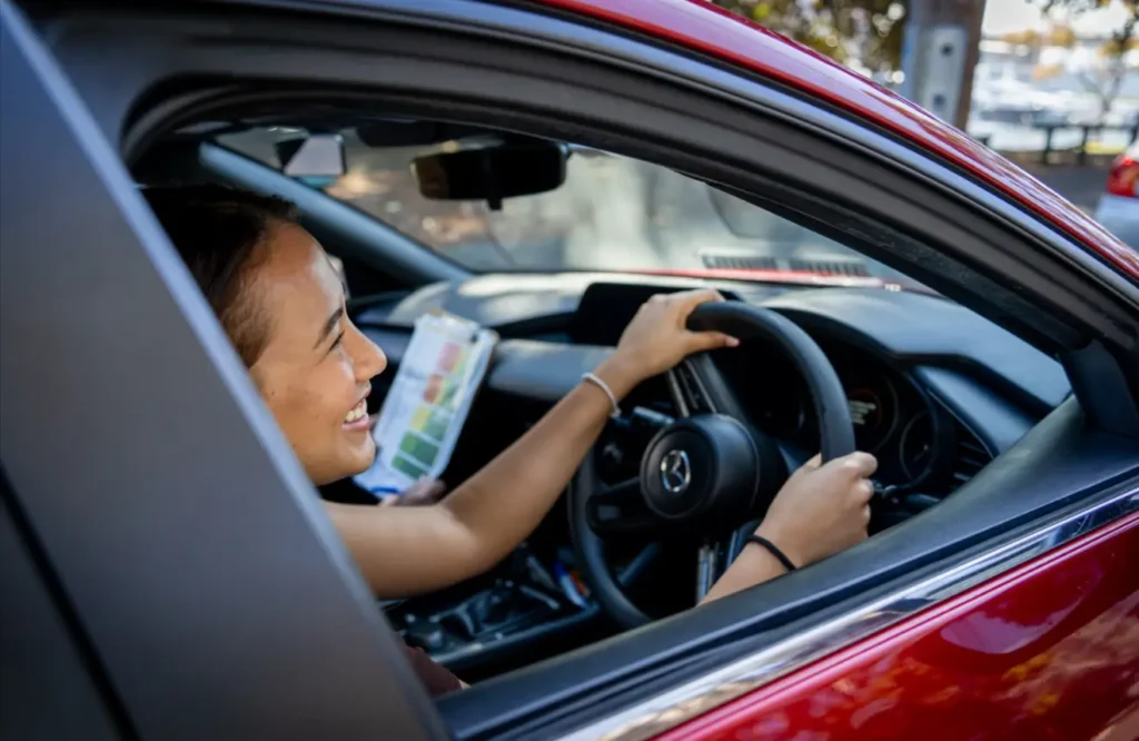 Learner driver developing confidence through consistent practice and real-world driving experience
